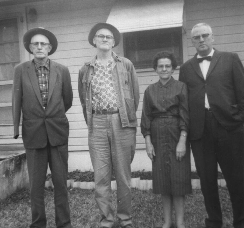 Uncle Cecil,Grandpa,Aunt Eunice & Uncle Johnnie